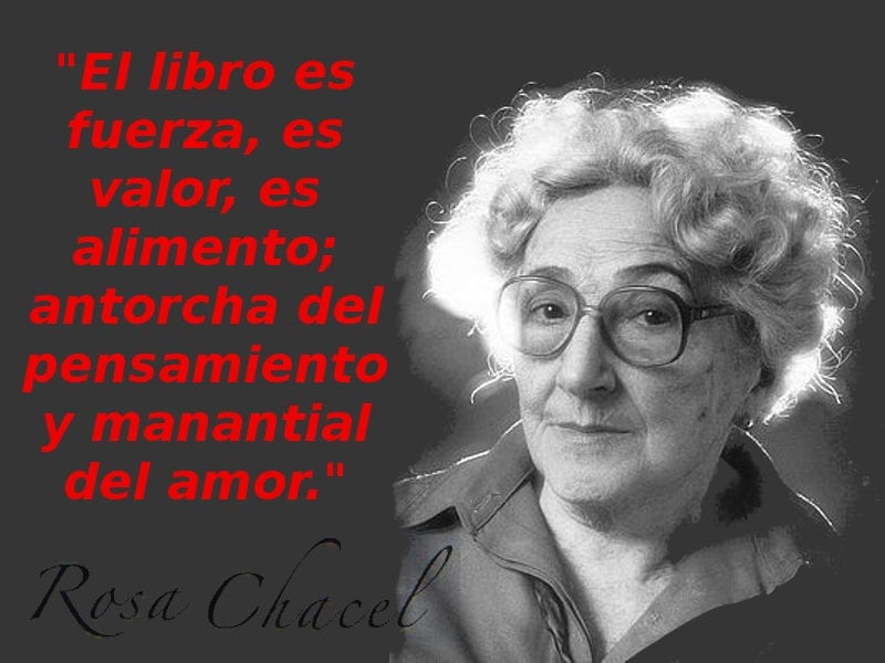 El libro es fuerza | Rosa Chacel | Pongamos que Hablo de Madrid