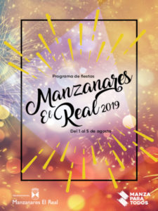 Fiestas de Manzanares el Real 2019 | 01-05/08/2019 | Manzanares el Real | Comunidad de Madrid | Cartel