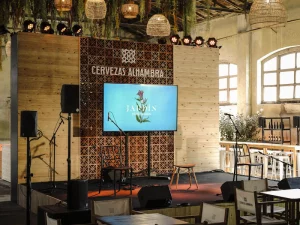 Jardín Cervezas Alhambra | Museo del Ferrocarril | Arganzuela | Madrid | Escenario